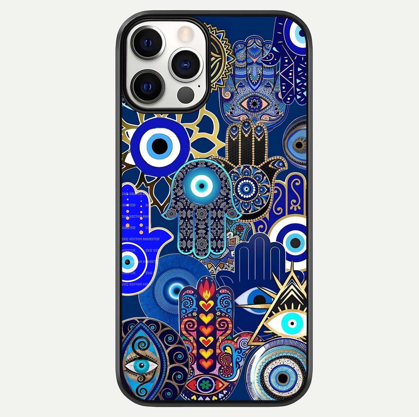 Mystic Palm Guard Glass Case For iPhone 12 Pro by Custom World