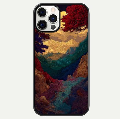 Mystic Valley Light Glass Case For iPhone 12 Pro by Custom World