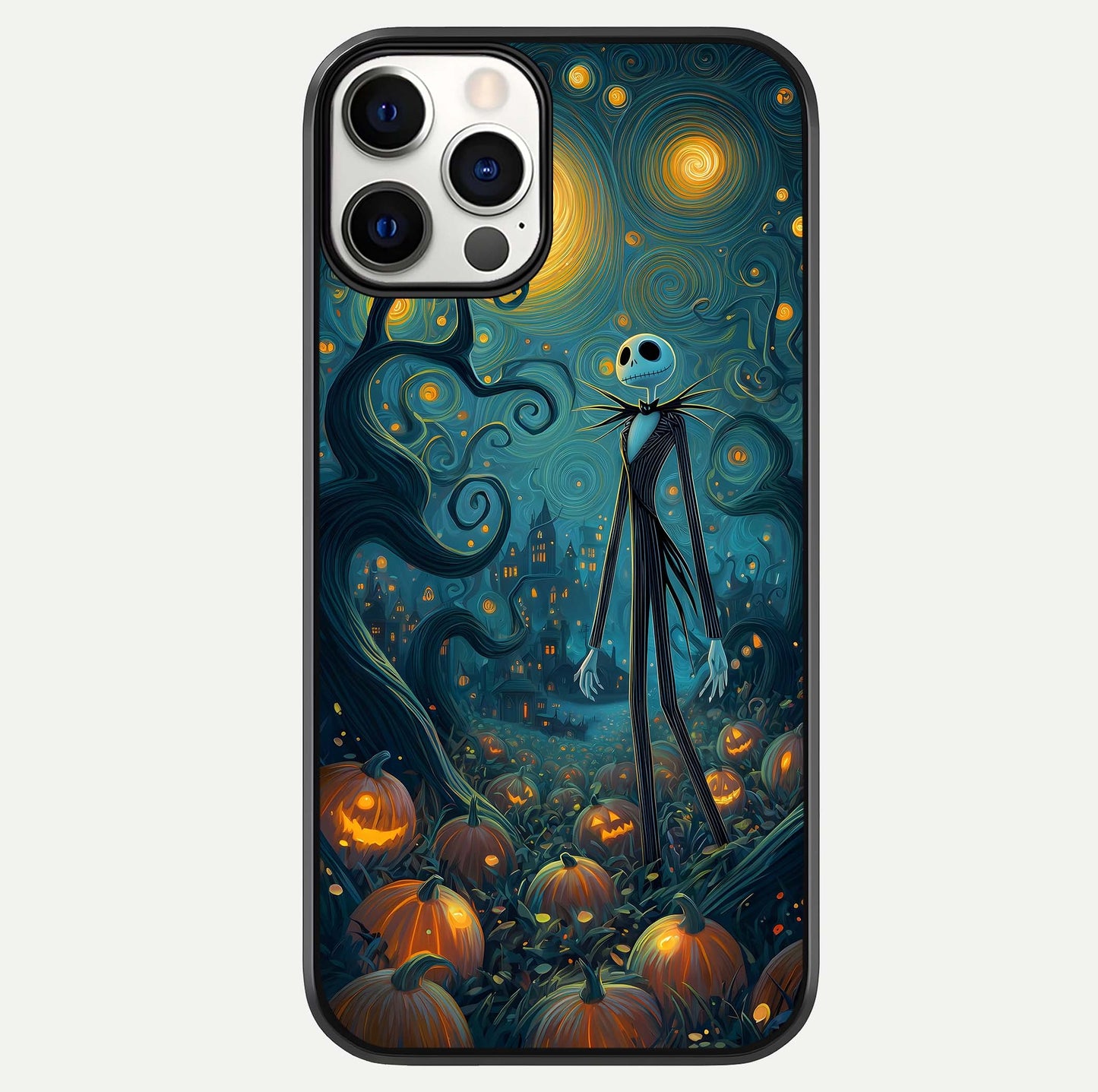 Pumpkin Moonlight Tale Glass Case For iPhone 12 Pro by Custom World