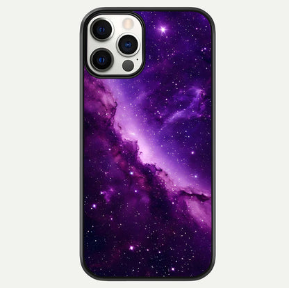 Purple Shade Sky Glass Case For iPhone 12 Pro by Custom World