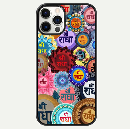 Radha Divine Bloom Glass Case For iPhone 12 Pro by Custom World