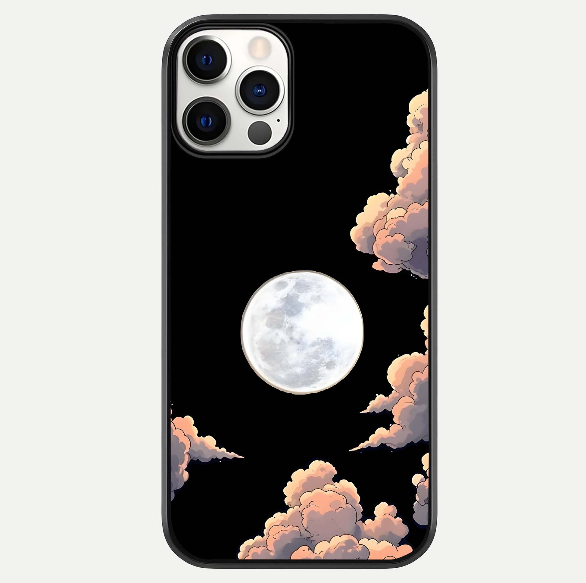 Shade Cloud Moon Glass Case For iPhone 12 Pro by Custom World