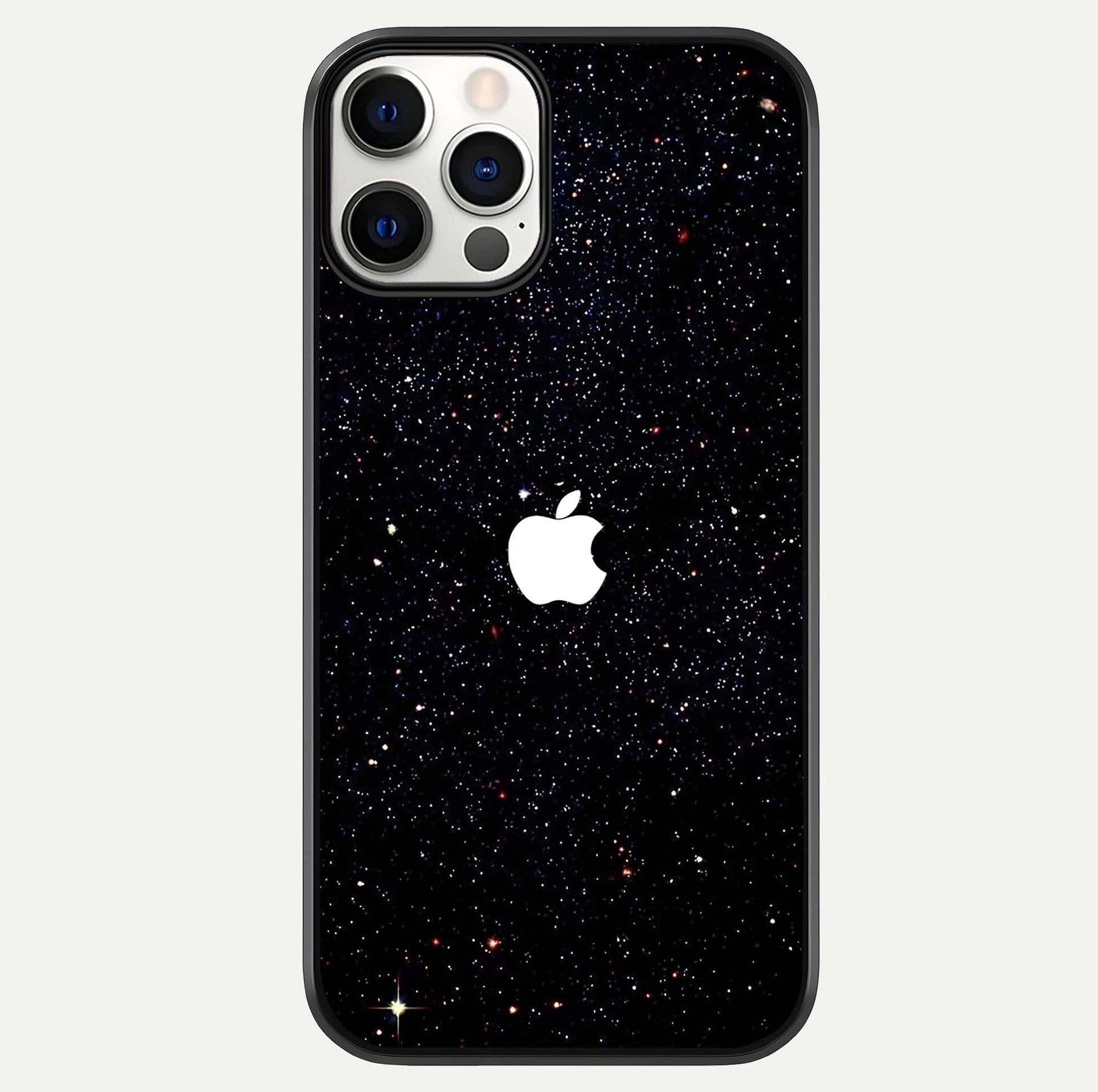 Starry Apple Galaxy Glass Case For iPhone 12 Pro by Custom World