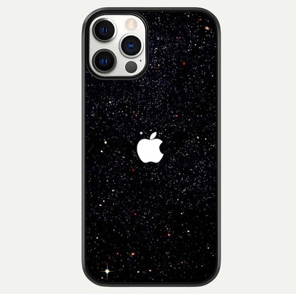 Starry Apple Galaxy Glass Case For iPhone 12 Pro by Custom World