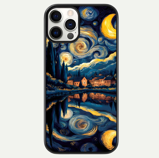 Starry Sky Serenity Glass Case For iPhone 12 Pro by Custom World