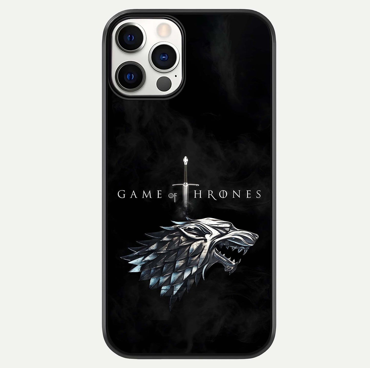 Throne Wolf Legacy Glass Case For iPhone 12 Pro by Custom World