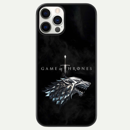 Throne Wolf Legacy Glass Case For iPhone 12 Pro by Custom World