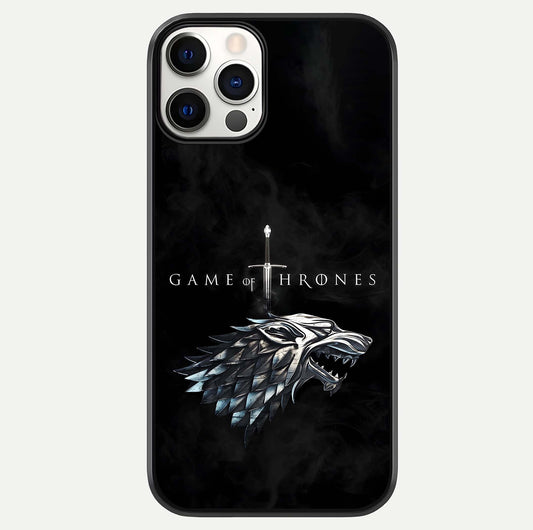 Throne Wolf Legacy Glass Case For iPhone 12 Pro by Custom World