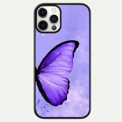 Violet Dream Wing Glass Case For iPhone 12 Pro by Custom World