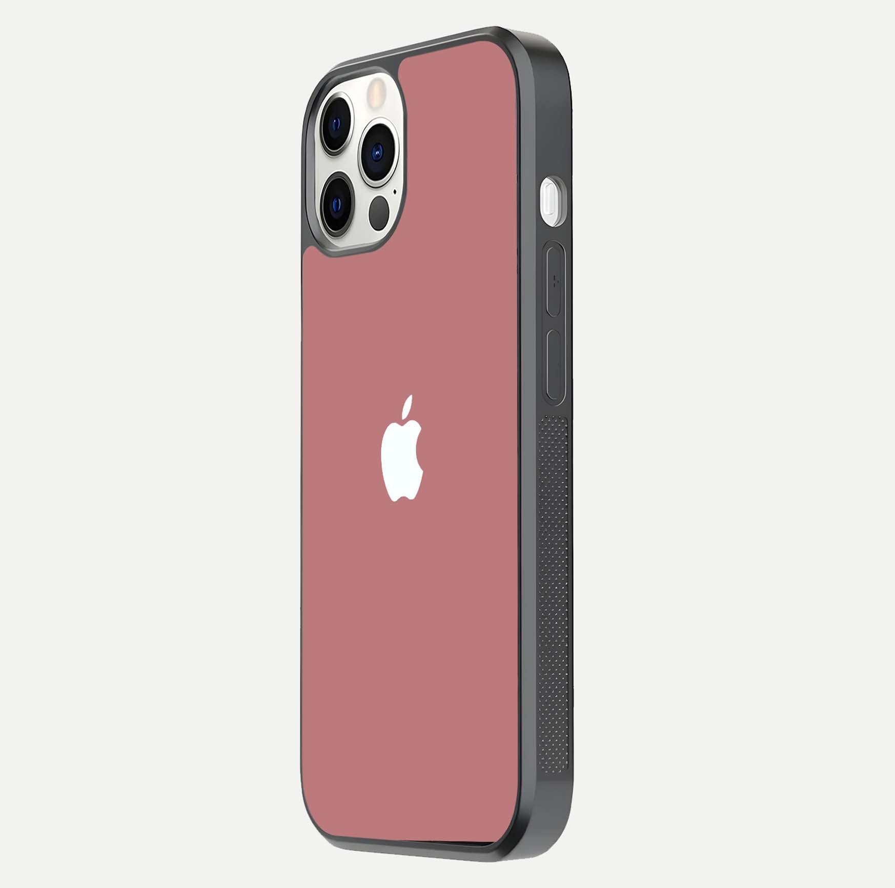 Apple Harmony Glass Case for iPhone 12 Mini side-angle image showing harmony design and smooth gloss edge