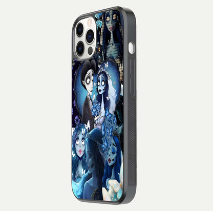 Butterfly Ghost Soul Glass Case for iPhone 12 Pro side-angle image capturing edge light and deep design tones