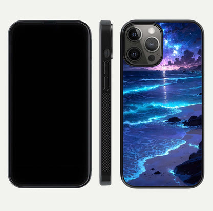 Classic Damn Look Glass Case for iPhone 12 Pro Max dual-view layout showing design clarity and glass polish