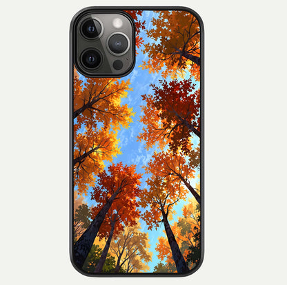 Autumn Sky Rise Glass Case For iPhone 12 Pro Max by Custom World