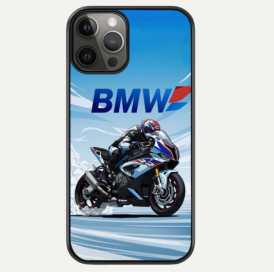 BMW Power Drift Glass Case For iPhone 12 Pro Max by Custom World