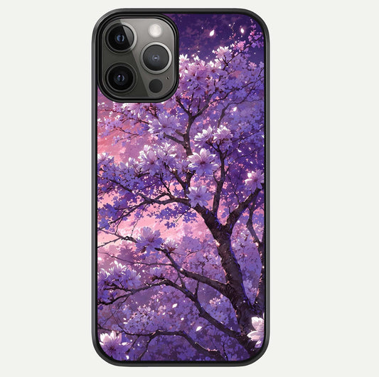 Blossom Tree Glass Case For iPhone 12 Pro Max by Custom World