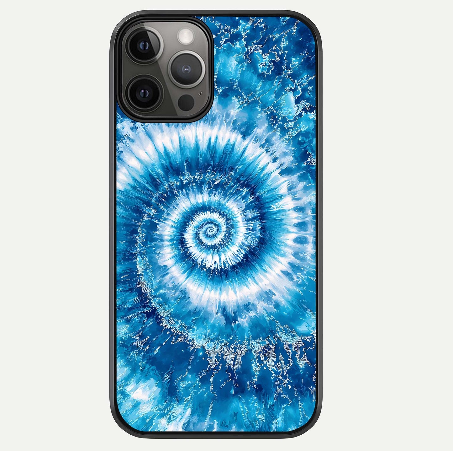 Blue Galaxy Wave Glass Case For iPhone 12 Pro Max by Custom World
