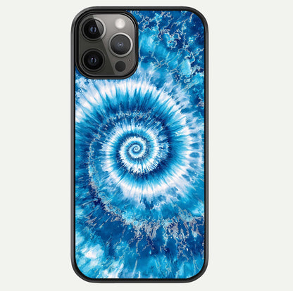 Blue Galaxy Wave Glass Case For iPhone 12 Pro Max by Custom World