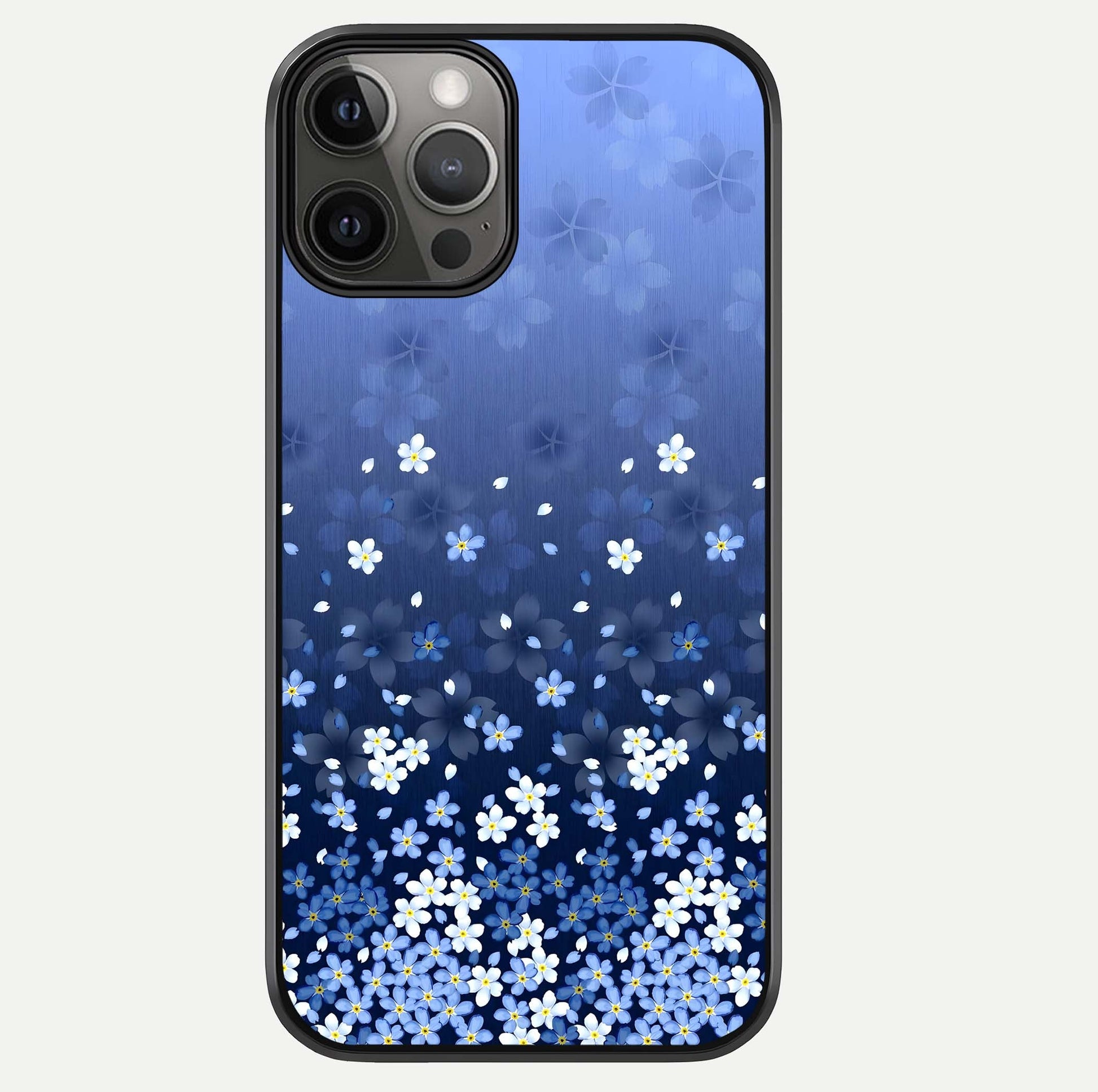 Blue Starry Glass Case For iPhone 12 Pro Max by Custom World