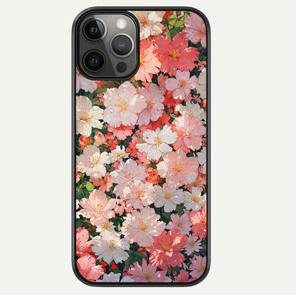 Blush Bloom Field Glass Case For iPhone 12 Pro Max by Custom World