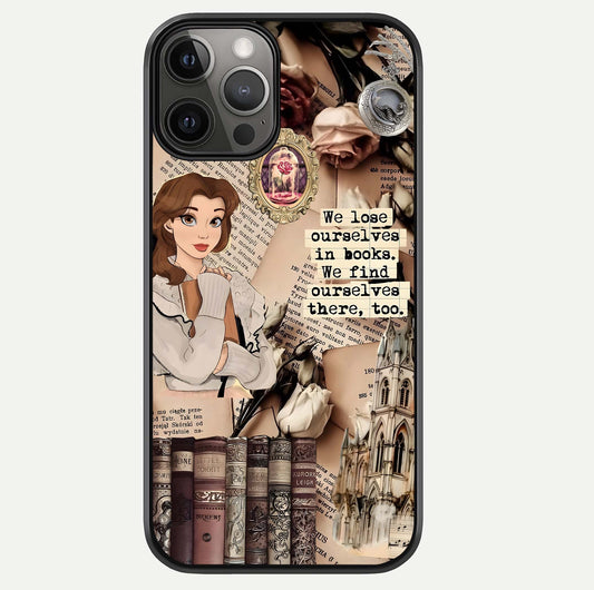 Bookish Dream World Glass Case For iPhone 12 Pro Max by Custom World