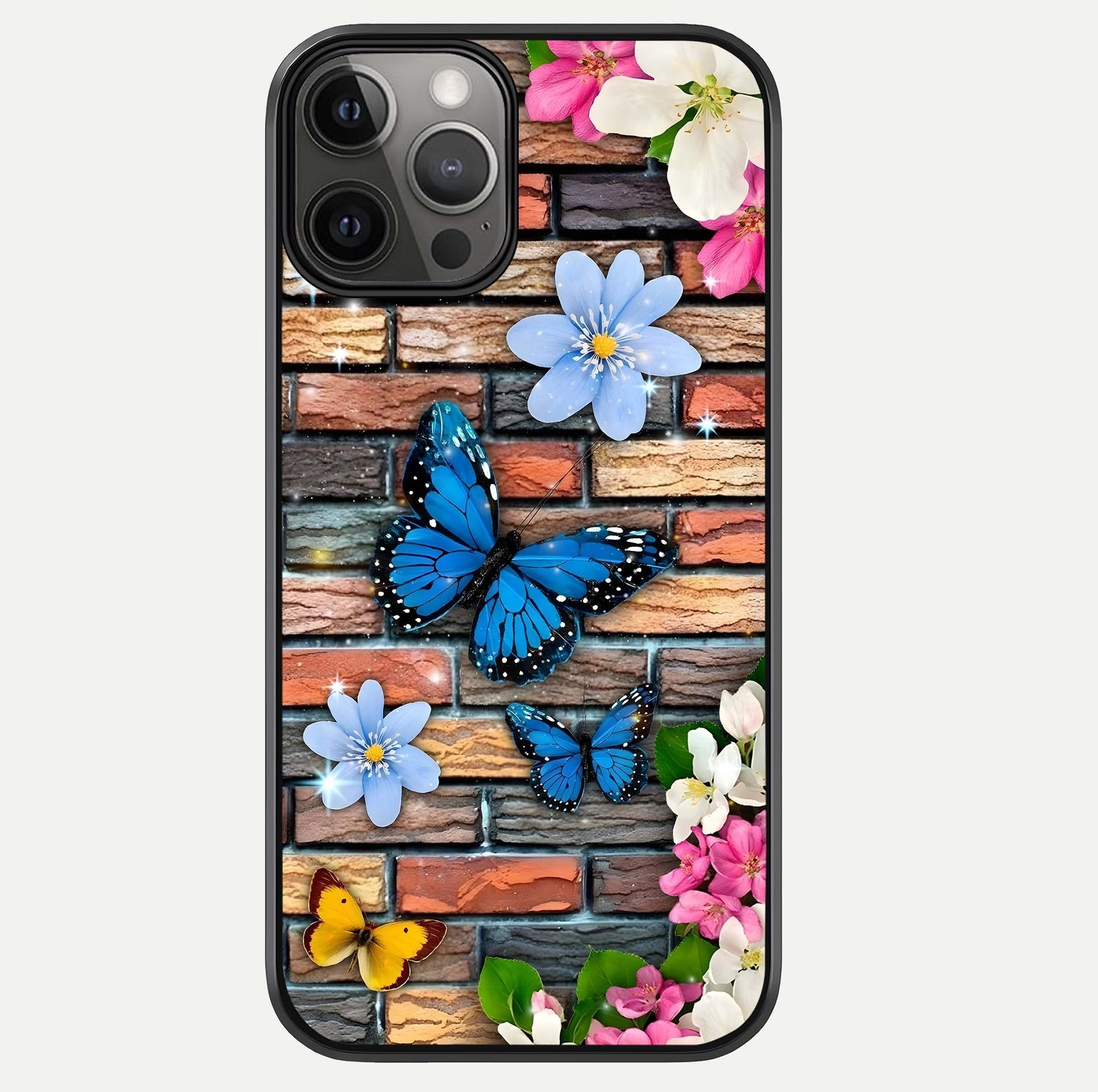 Brick Bloom Flight Glass Case For iPhone 12 Pro Max by Custom World