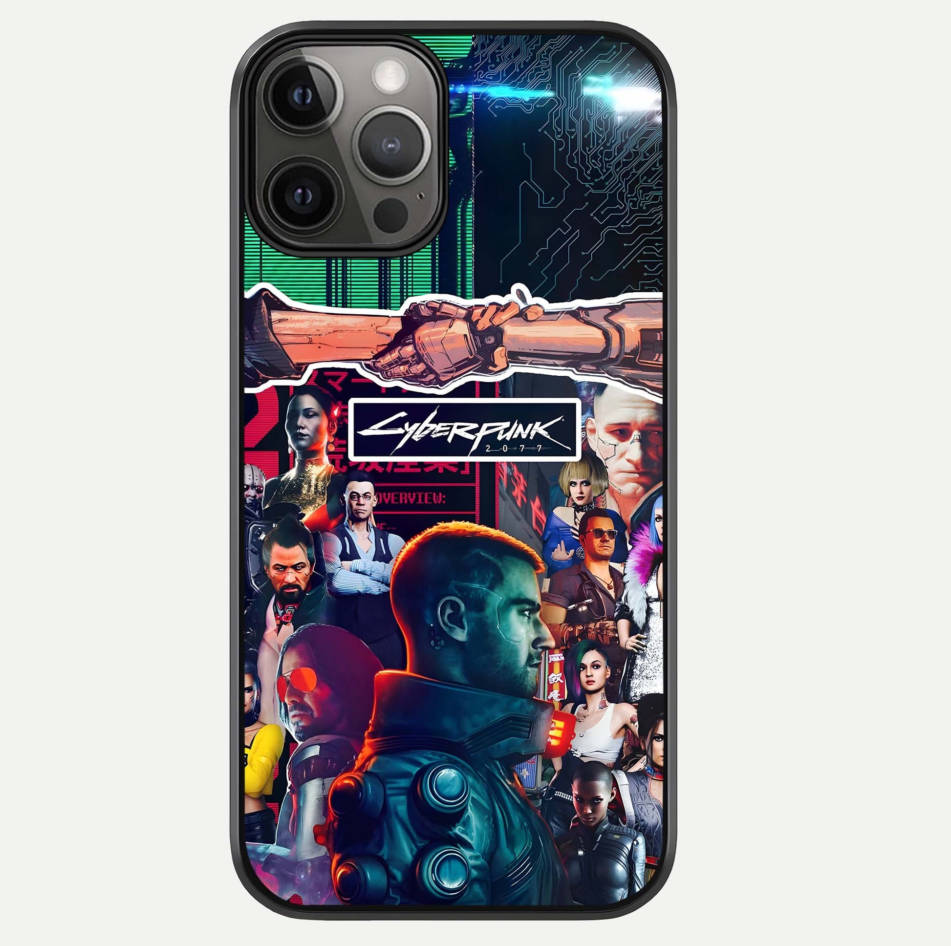 CYBERPUNK Legacy Glass Case For iPhone 12 Pro Max by Custom World