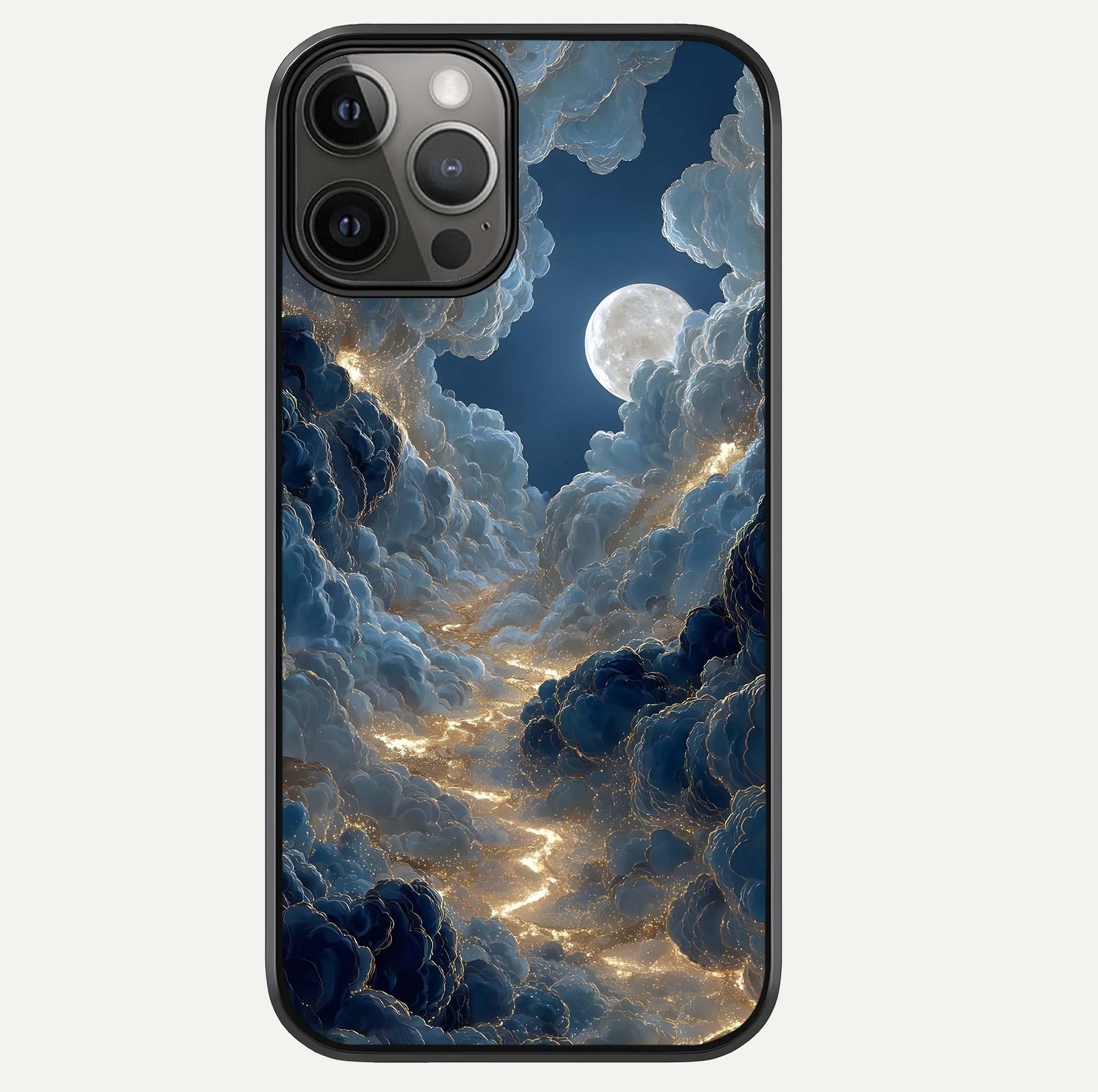 Celestial Cloud Road Glass Case For iPhone 12 Pro Max by Custom World