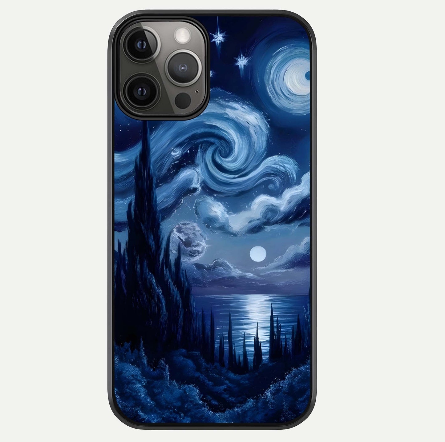 Celestial Dream Van Gogh Glass Case For iPhone 12 Pro Max by Custom World