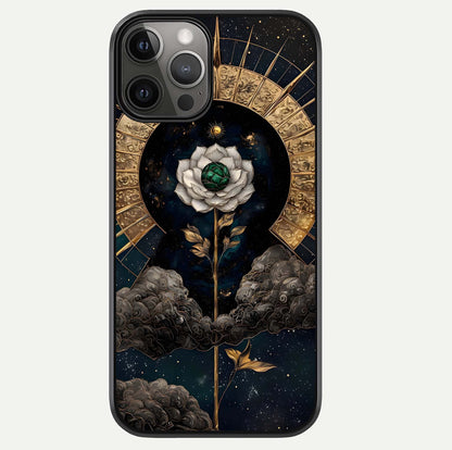 Celestial Lotus Morang Glass Case For iPhone 12 Pro Max by Custom World