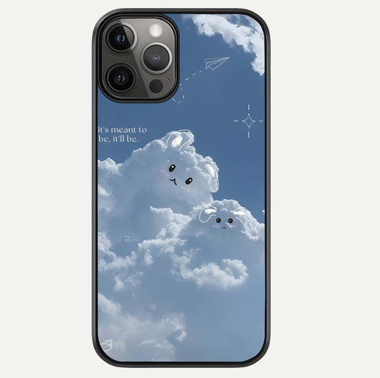 Cloud Bunny Dreams Glass Case For iPhone 12 Pro Max by Custom World