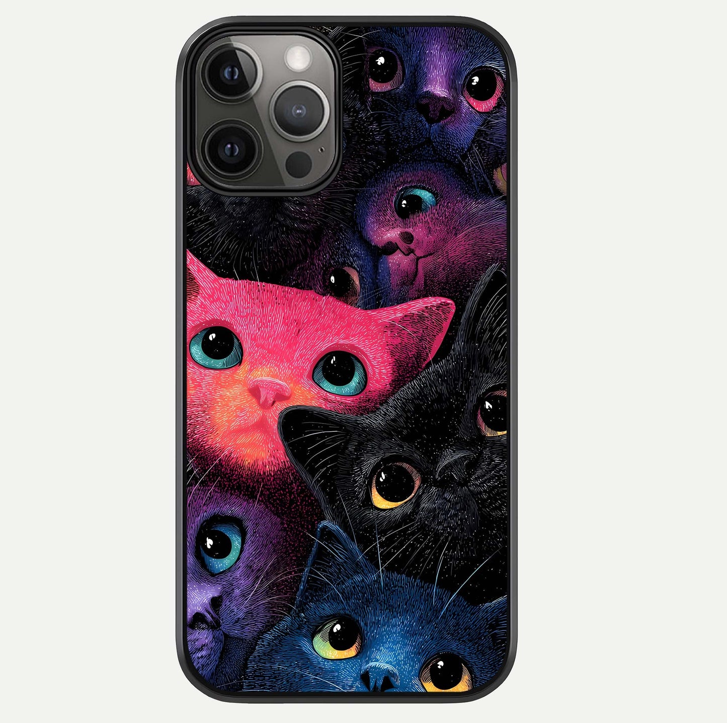 Cosmic Cats Dreams Glass Case For iPhone 12 Pro Max by Custom World
