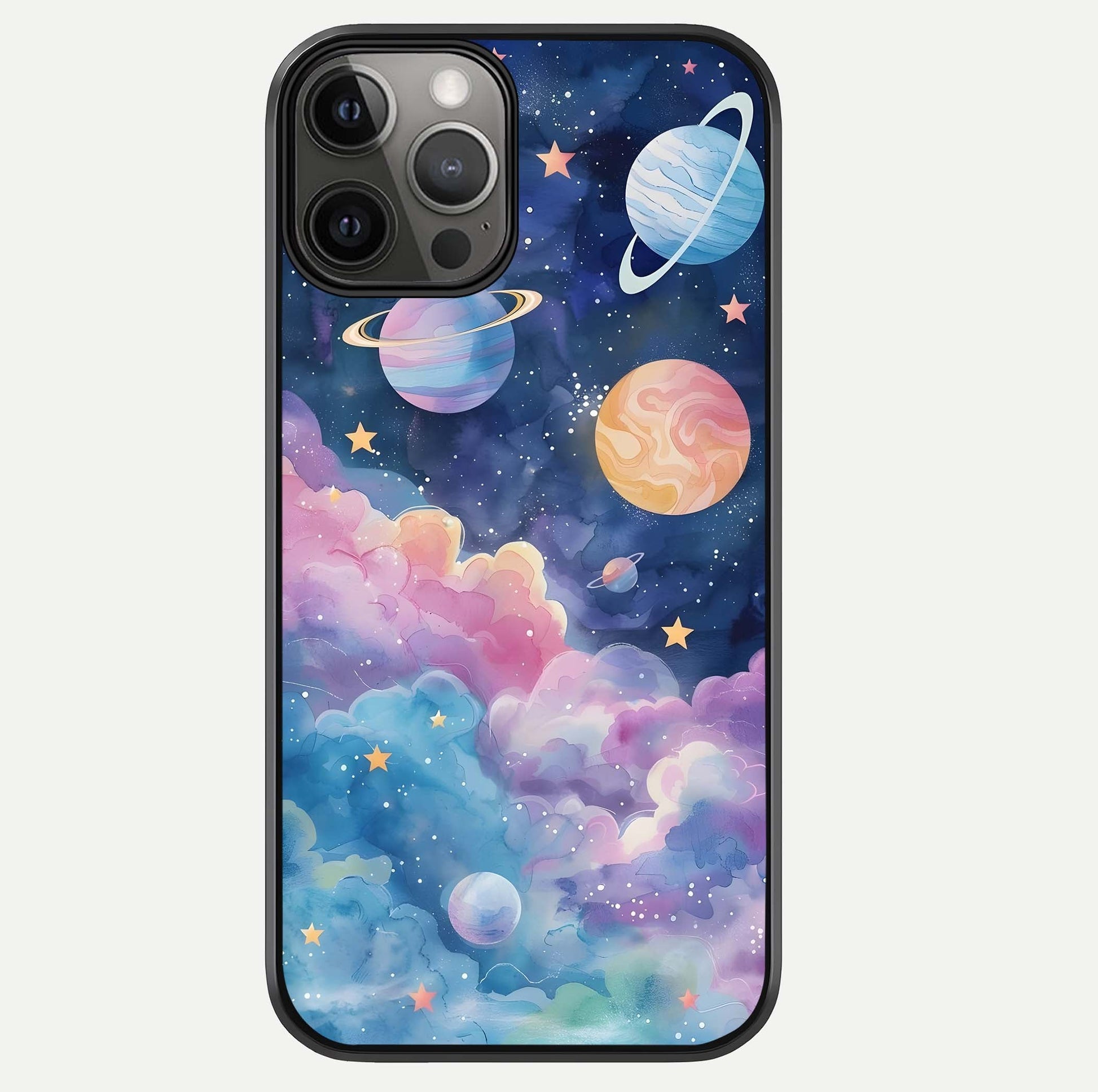 Cosmic Planet Dreams Glass Case For iPhone 12 Pro Max by Custom World