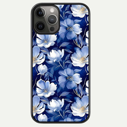 Cute Floral Patterns Glass Case For iPhone 12 Pro Max by Custom World
