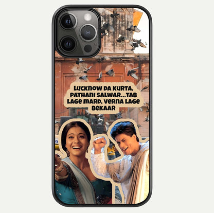 Desi Retro Vibes Glass Case For iPhone 12 Pro Max by Custom World