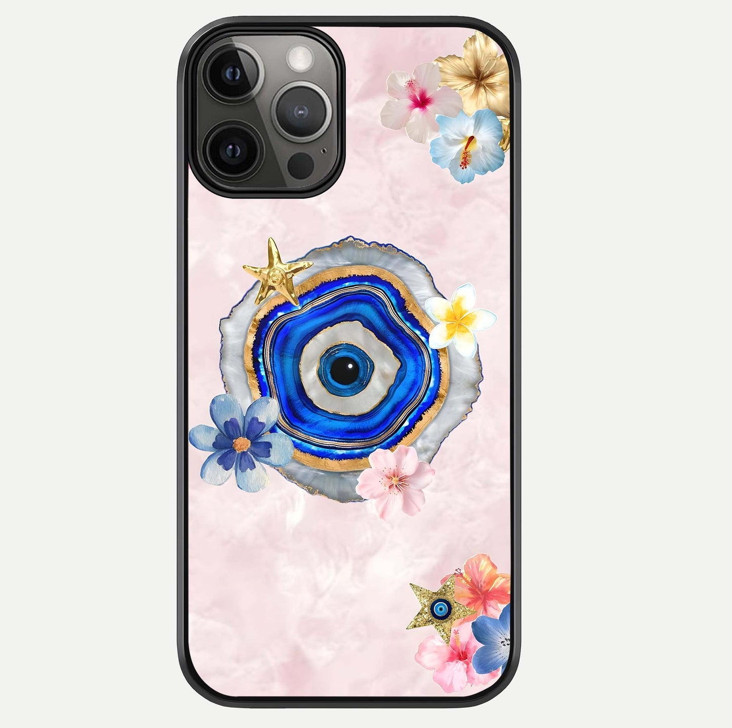 Divine Aura Bloom Glass Case For iPhone 12 Pro Max by Custom World