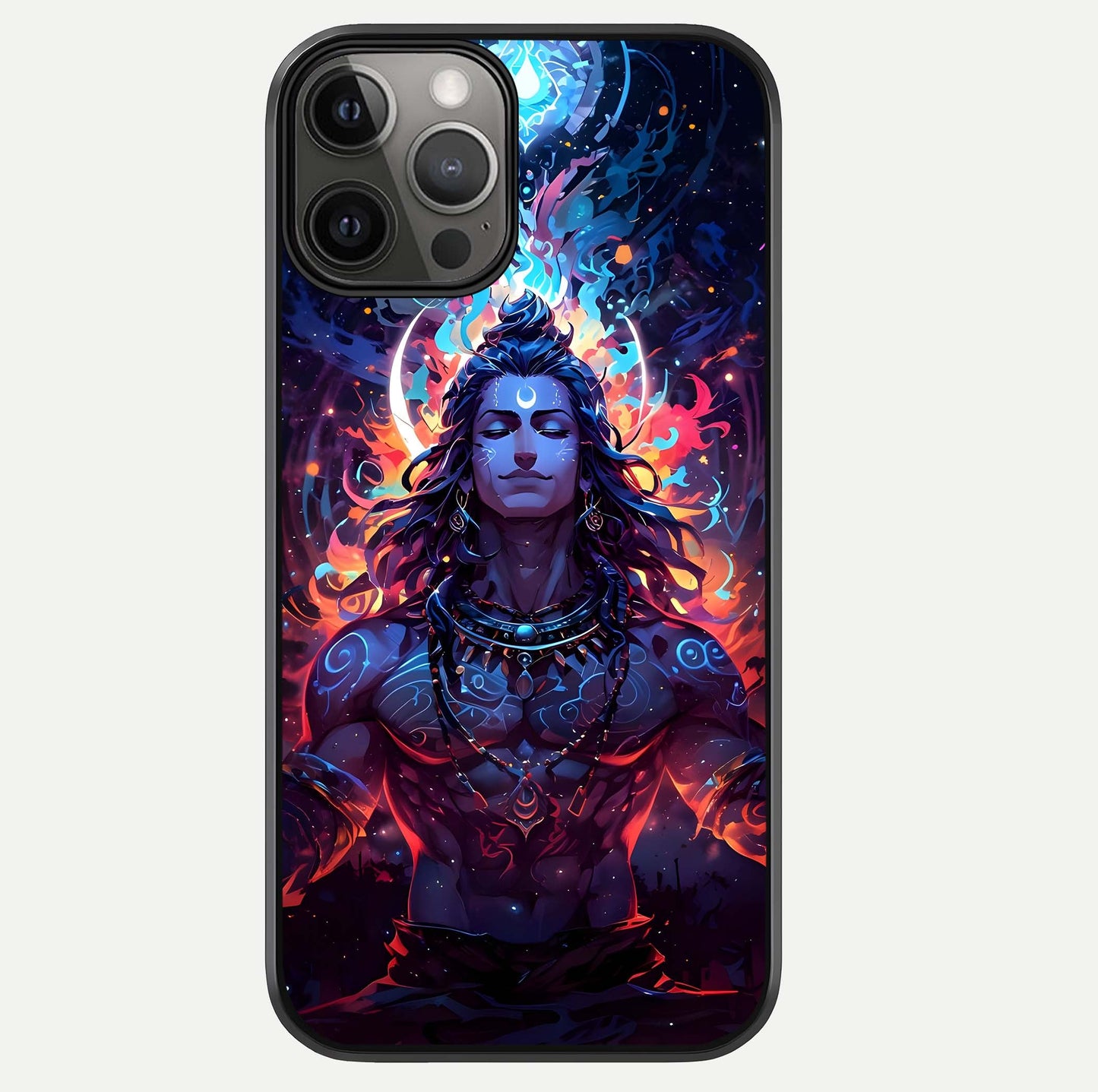 Divine Fire Shiv Glass Case For iPhone 12 Pro Max by Custom World