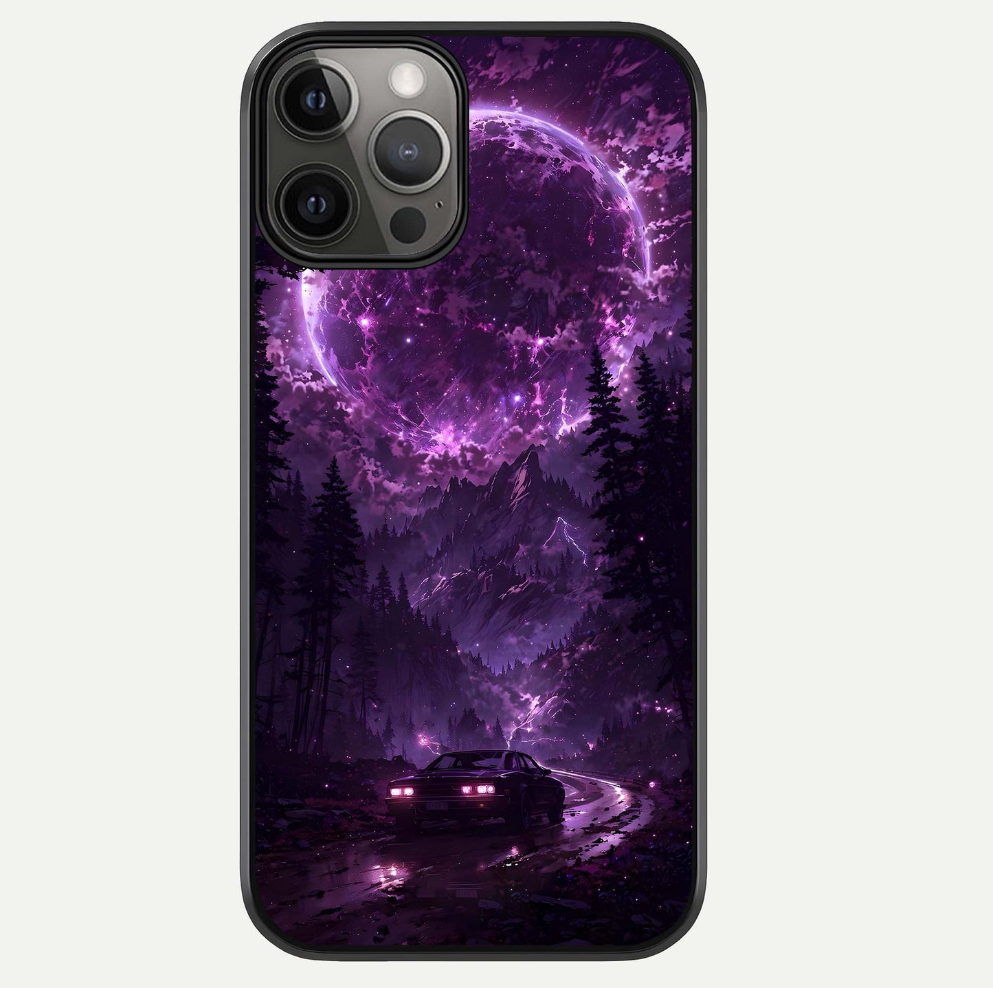 Eternal Cosmic Drive Glass Case For iPhone 12 Pro Max by Custom World