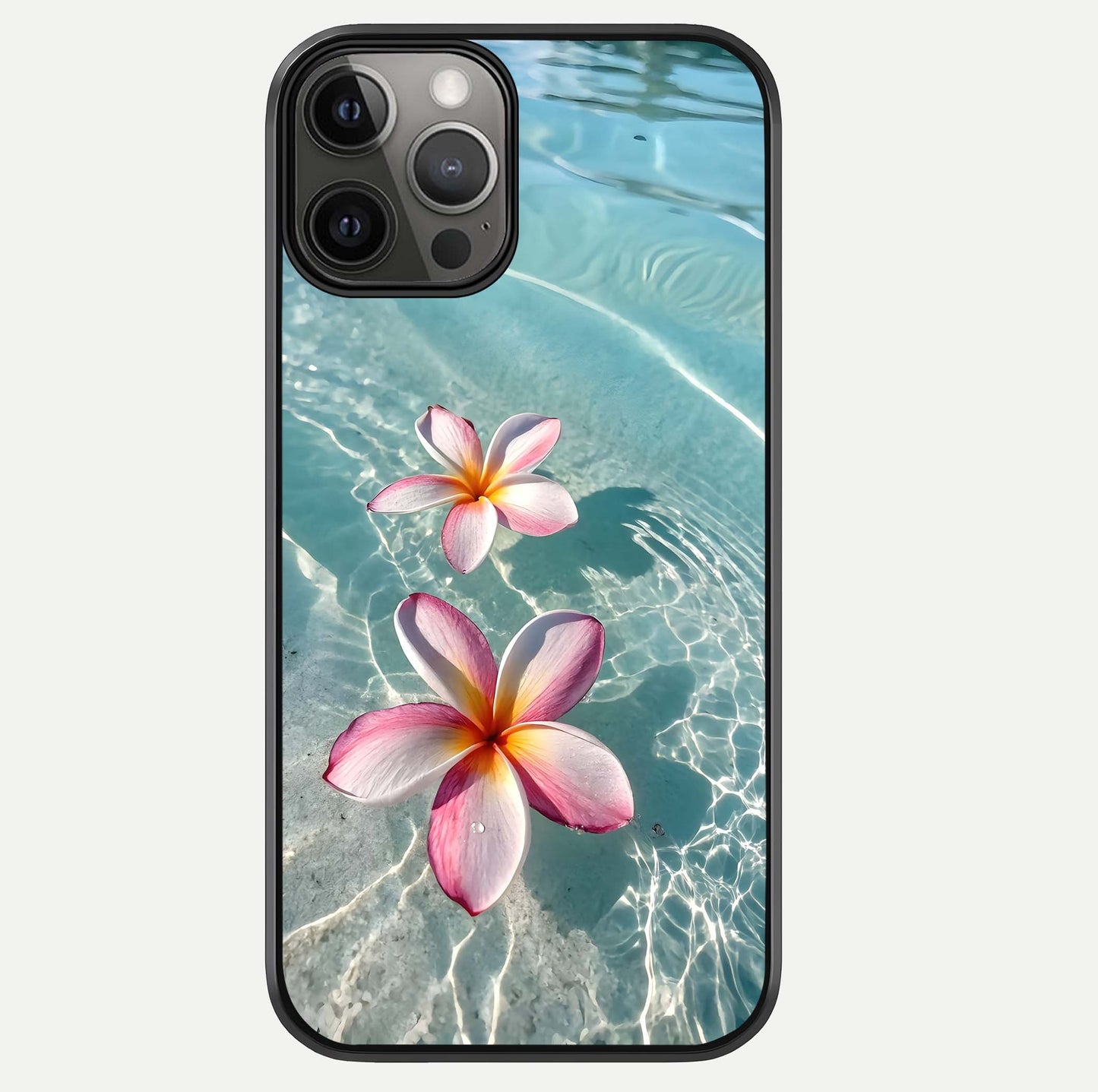 Floating Bloom Bliss Glass Case For iPhone 12 Pro Max by Custom World