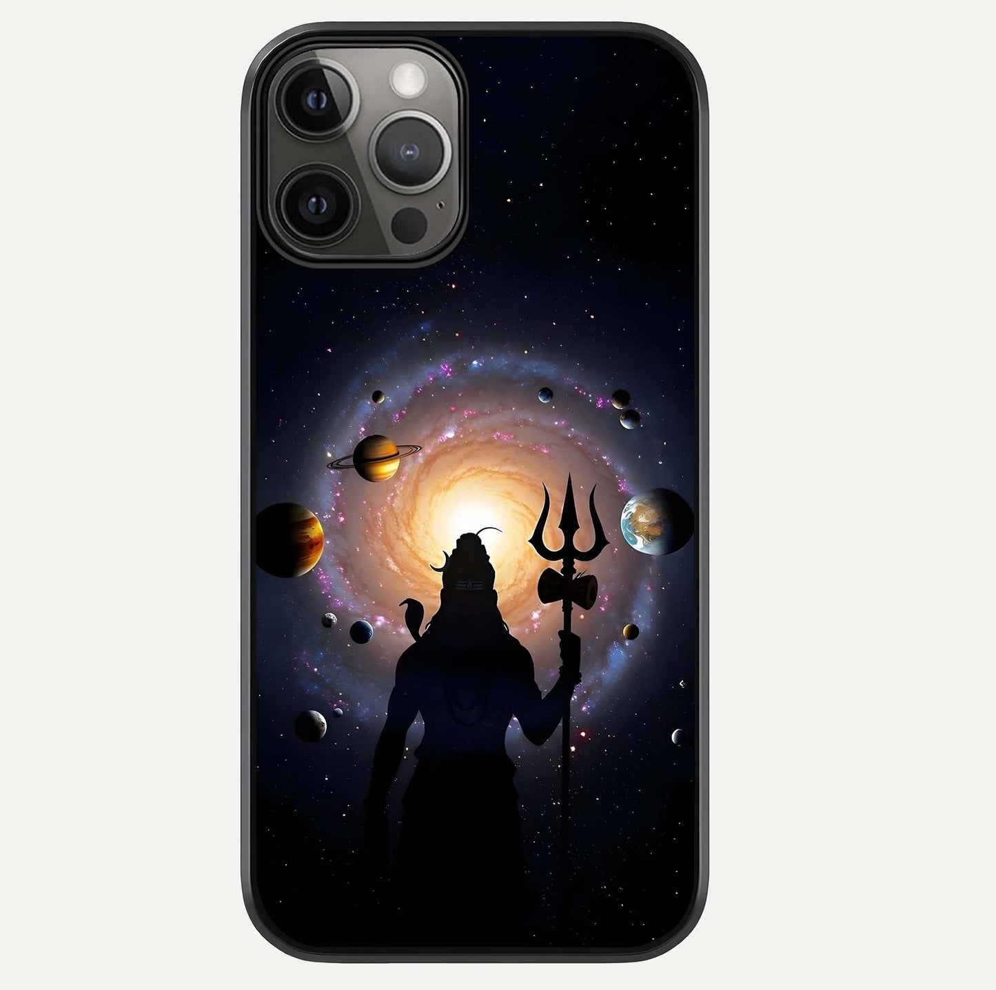 Galactic Shiva Vision Glass Case For iPhone 12 Pro Max by Custom World