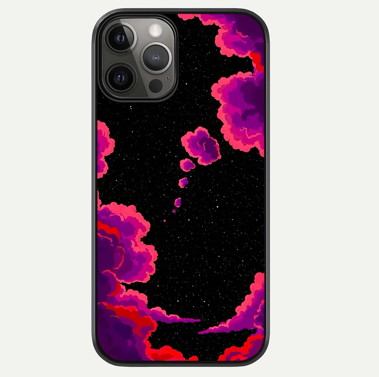 Galaxy Dream Frame Glass Case For iPhone 12 Pro Max by Custom World