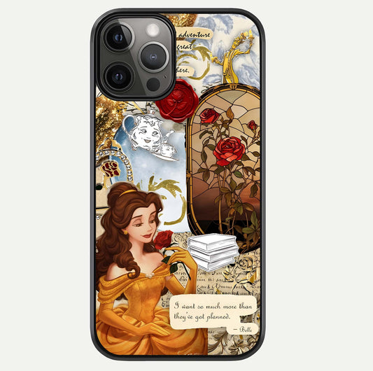 Golden Dream Belle Glass Case For iPhone 12 Pro Max by Custom World
