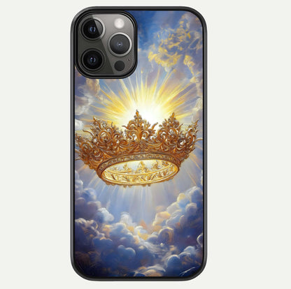 Heavenly Crown Light Glass Case For iPhone 12 Pro Max by Custom World