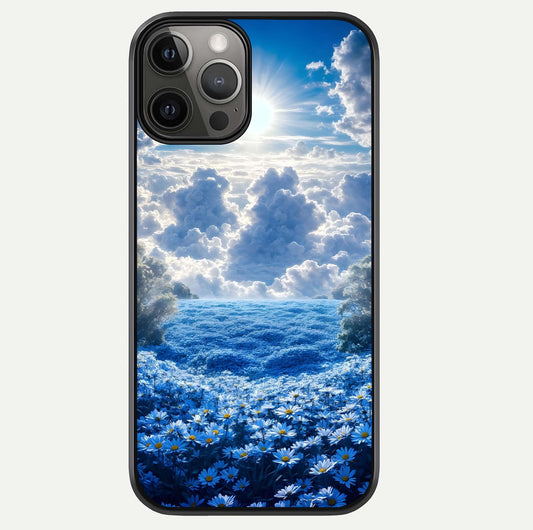 Heavenly Daisy Horizon Glass Case For iPhone 12 Pro Max by Custom World