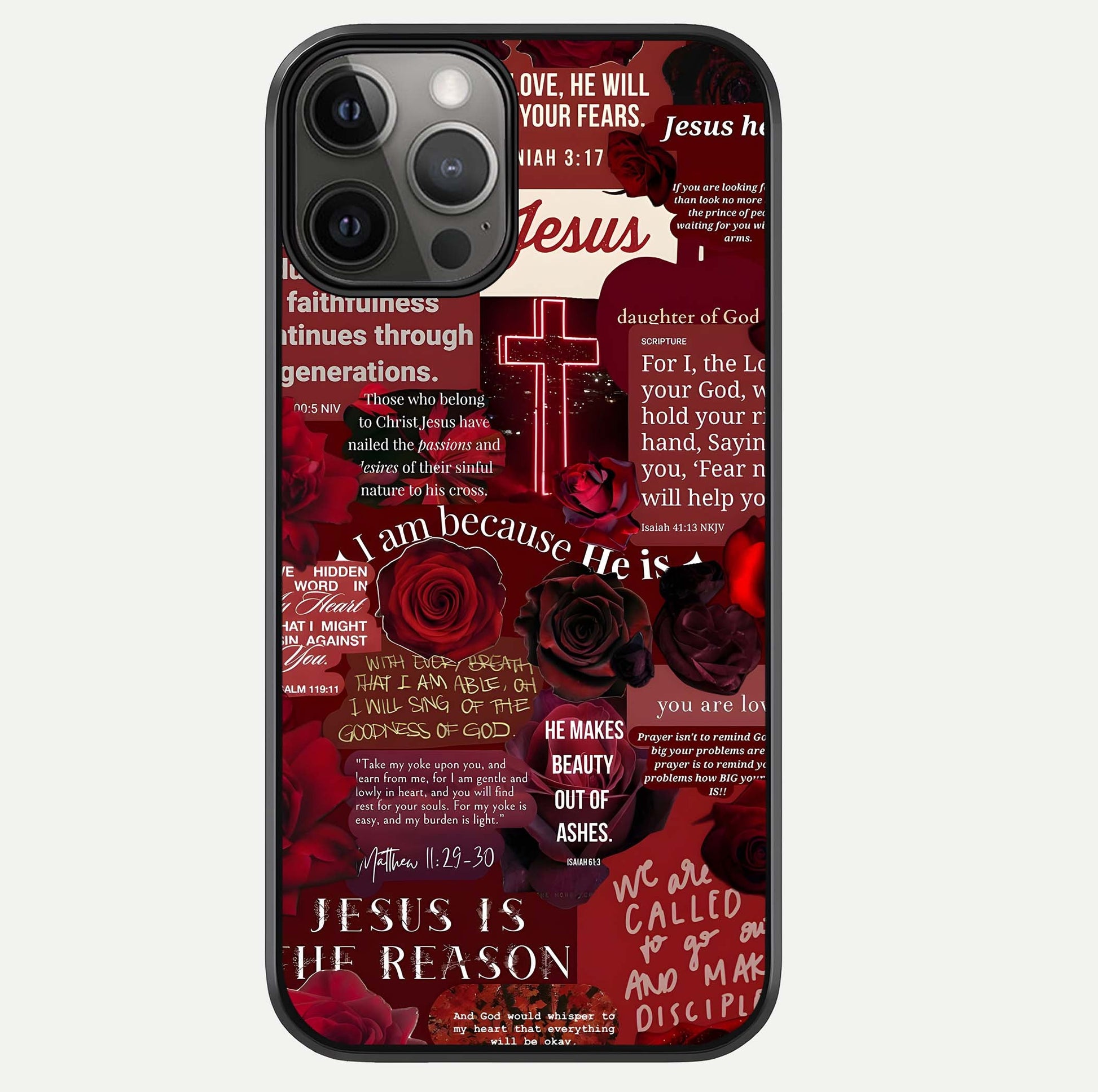 Jesus Love Heals Glass Case For iPhone 12 Pro Max by Custom World
