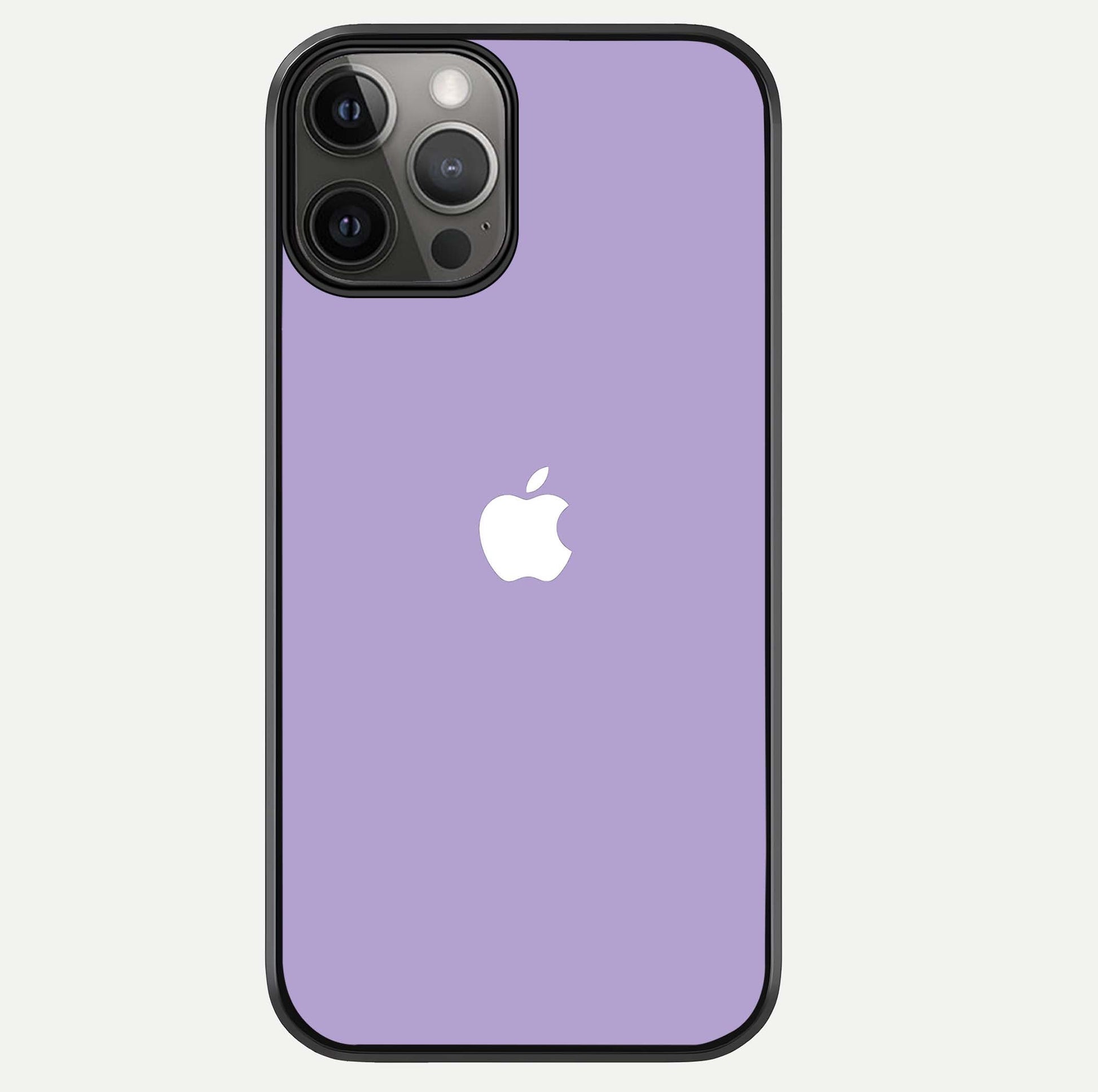 Lavender Soft Minimal Glass Case For iPhone 12 Pro Max by Custom World