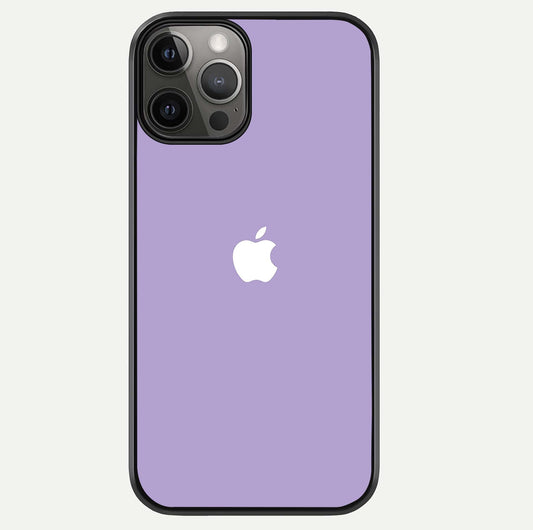 Lavender Soft Minimal Glass Case For iPhone 12 Pro Max by Custom World