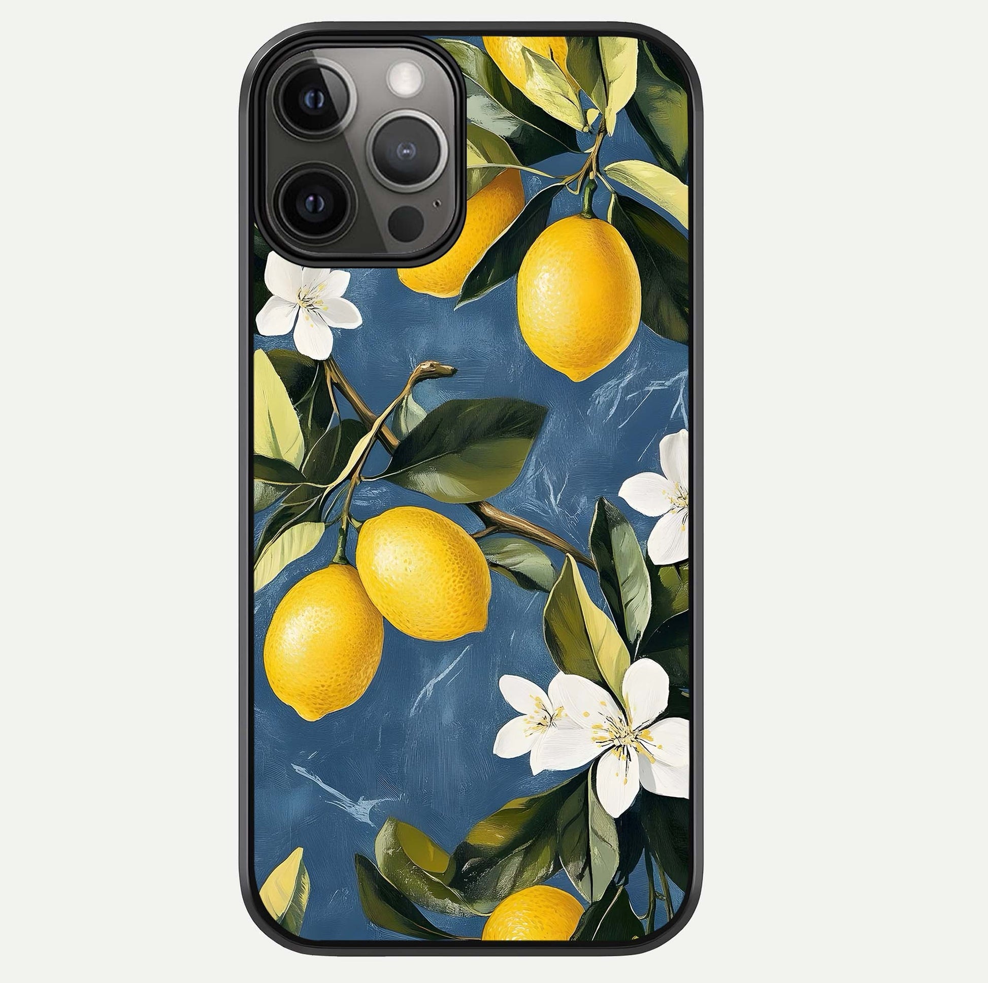 Lemon Dream Garden Glass Case For iPhone 12 Pro Max by Custom World