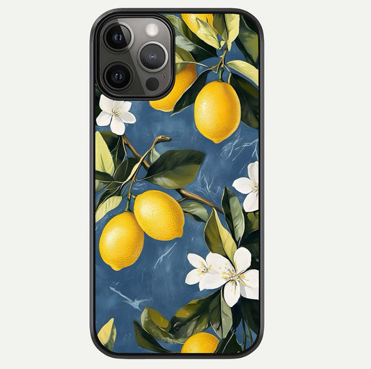 Lemon Dream Garden Glass Case For iPhone 12 Pro Max by Custom World