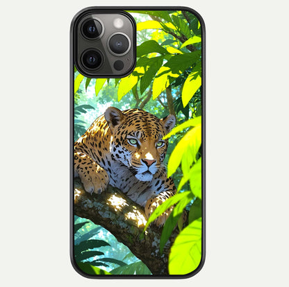 Leopard In Jungle Glass Case For iPhone 12 Pro Max by Custom World