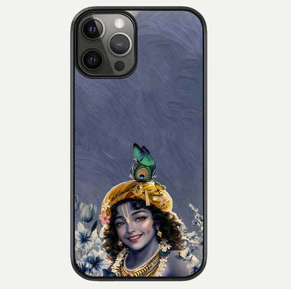 Lord Krishna Glass Case For iPhone 12 Pro Max by Custom World